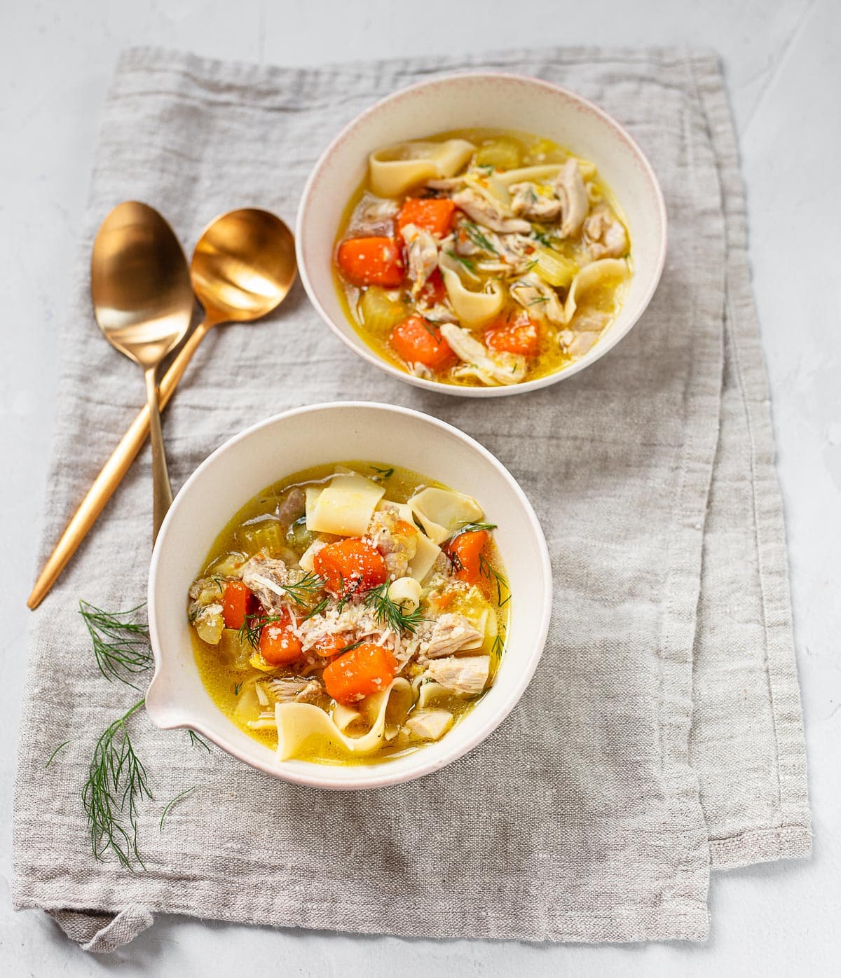 Nourishing Chicken Soup (With No Noodles) - Nourished By Nutrition