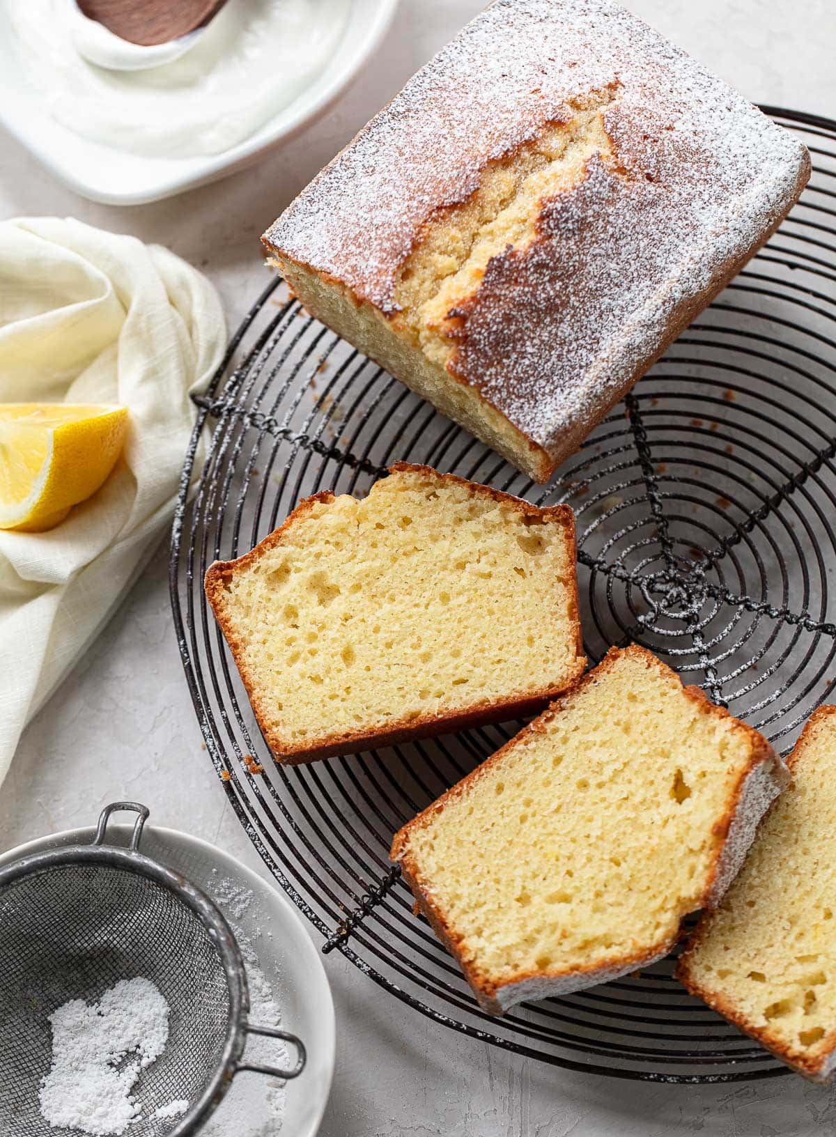 French Lemon Yogurt Cake Familystyle Food