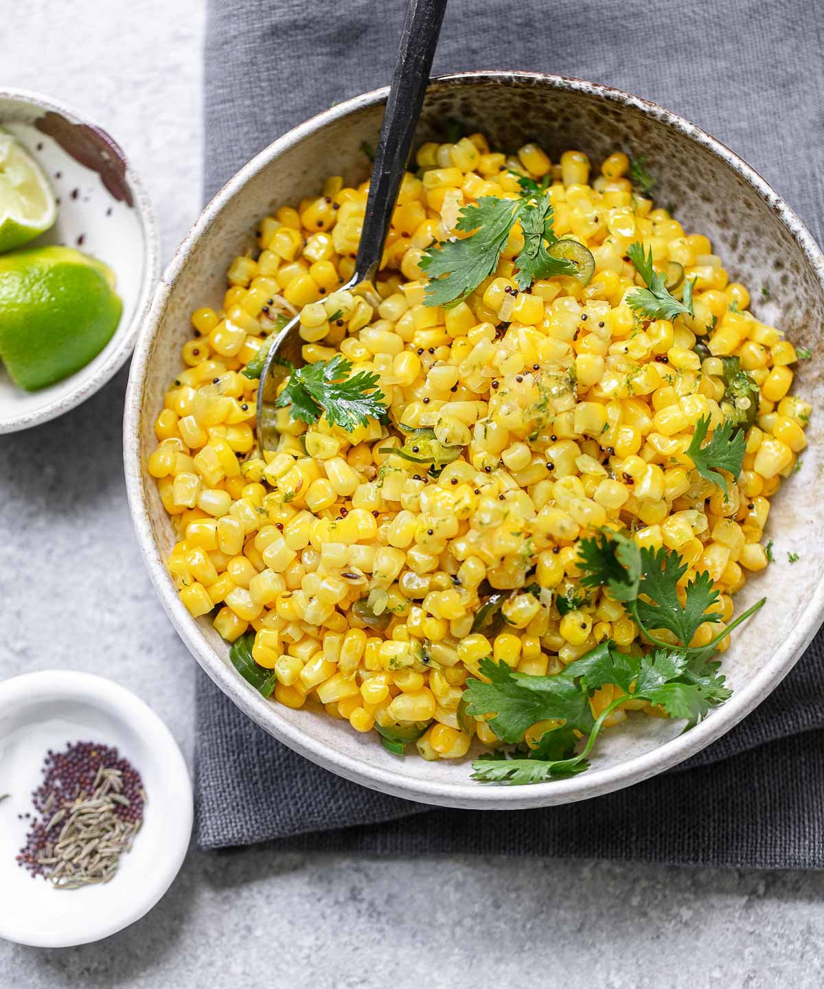 Image of Corn and cilantro