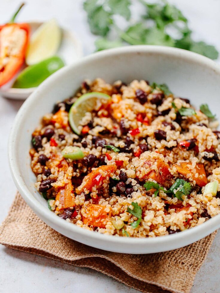 Quinoa Black Bean Salad Familystyle Food