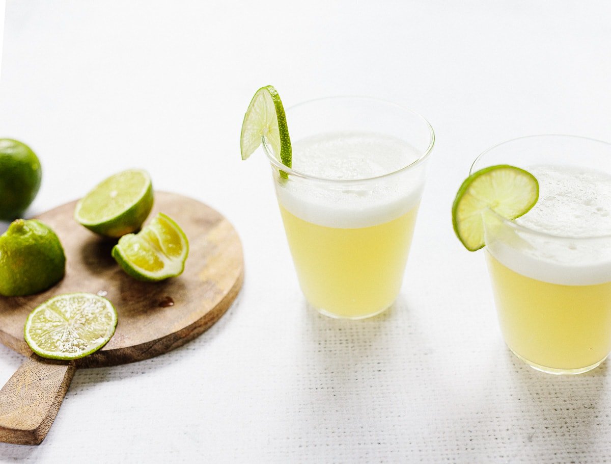 Fresh Lime Tequila Sour Familystyle Food