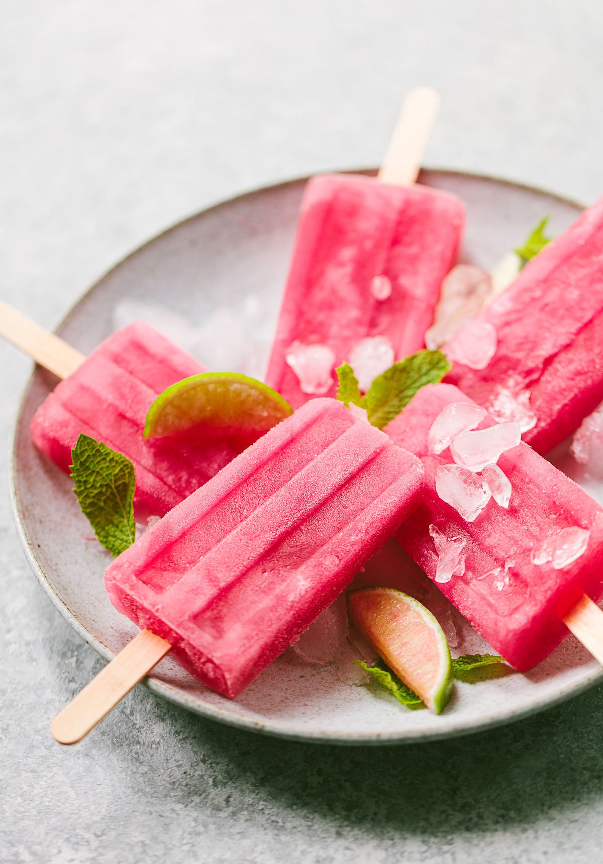 Hibiscus Margarita Popsicles