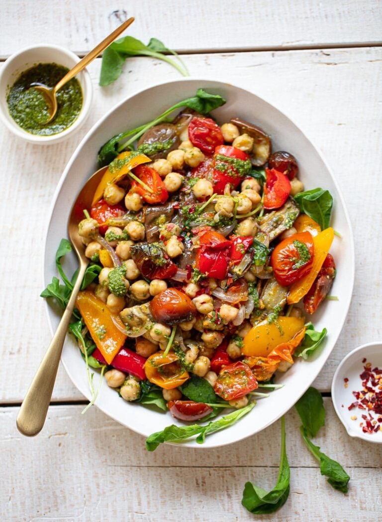 Mediterranean Roasted Vegetable Salad