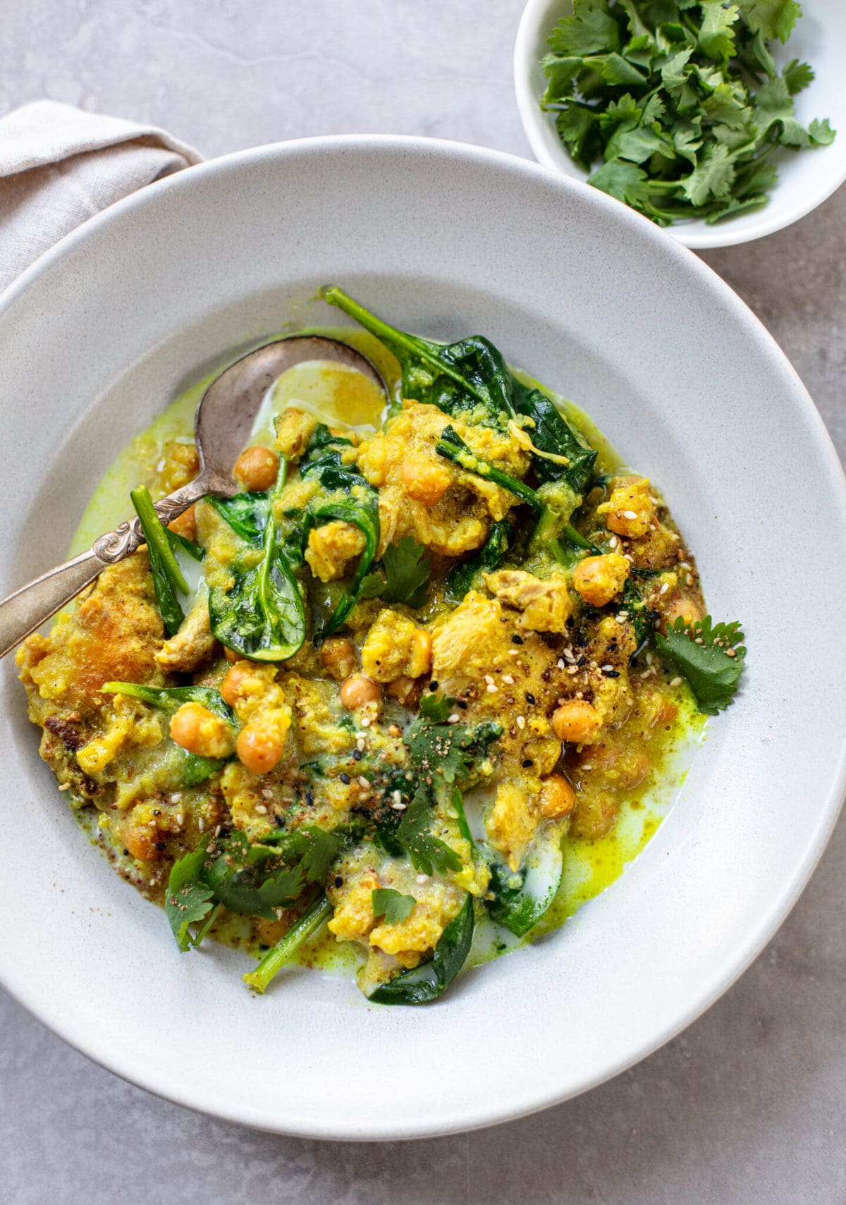 Curry Coconut Chicken with Cauliflower {Slow Cooker or Instant Pot