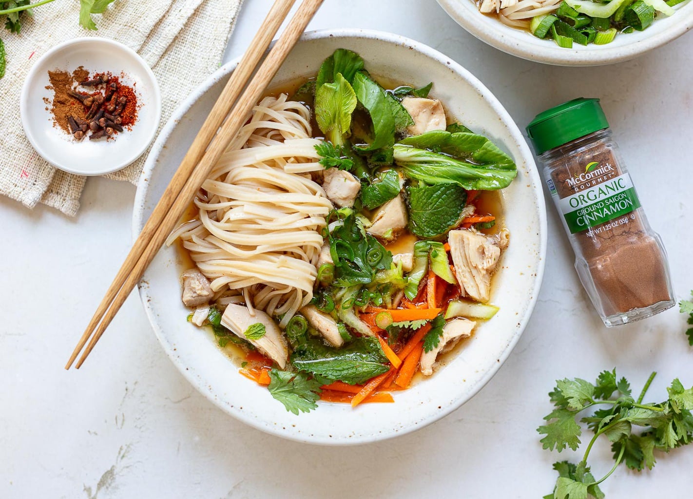 Southeast Asian-Inspired Chicken Noodle Soup - Familystyle Food