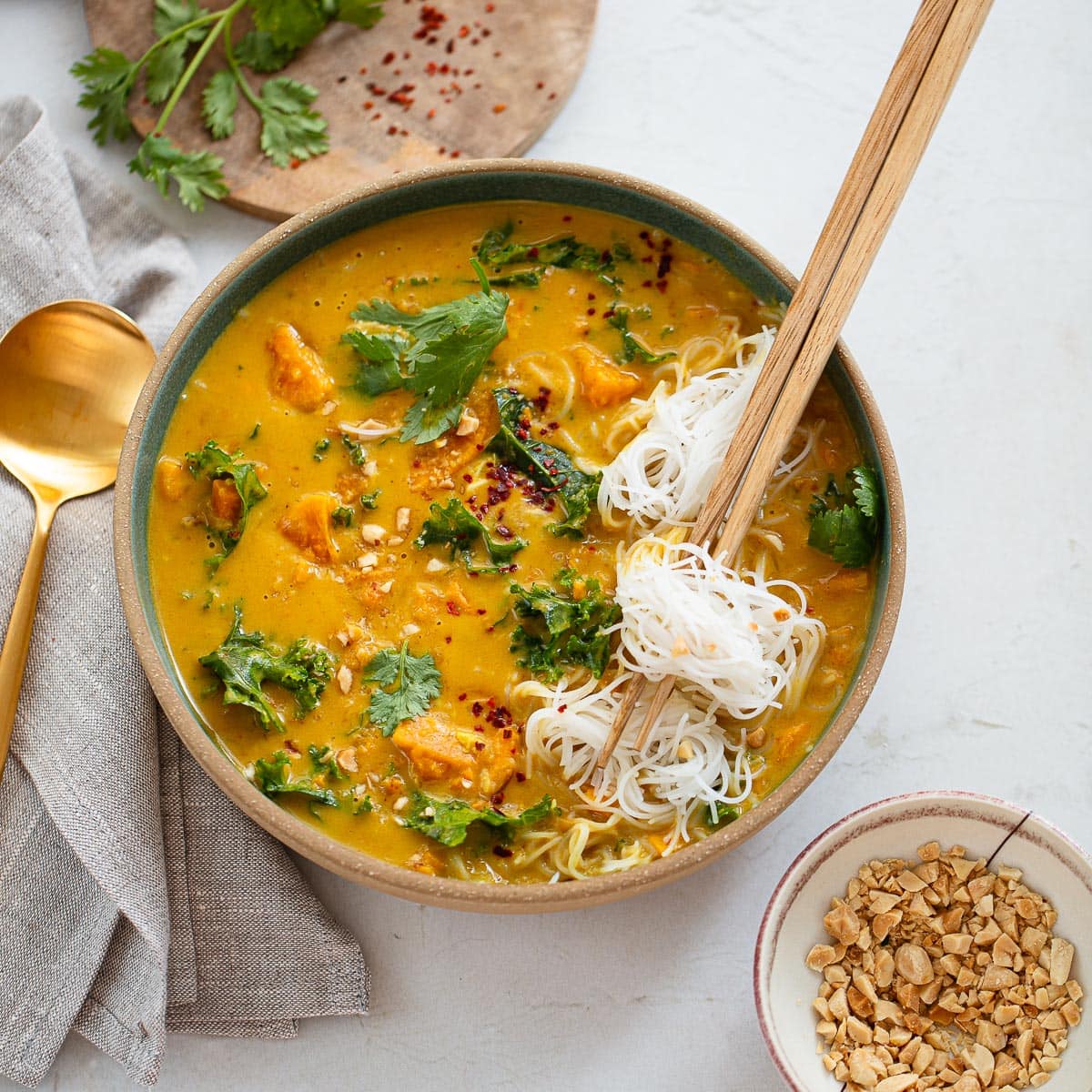 Thai Coconut Sweet Potato Soup - Familystyle Food