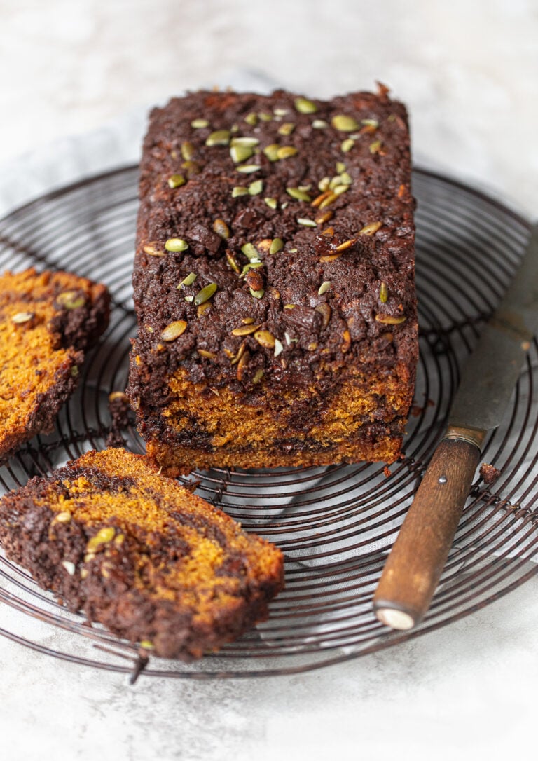 Chocolate Streusel Pumpkin Bread