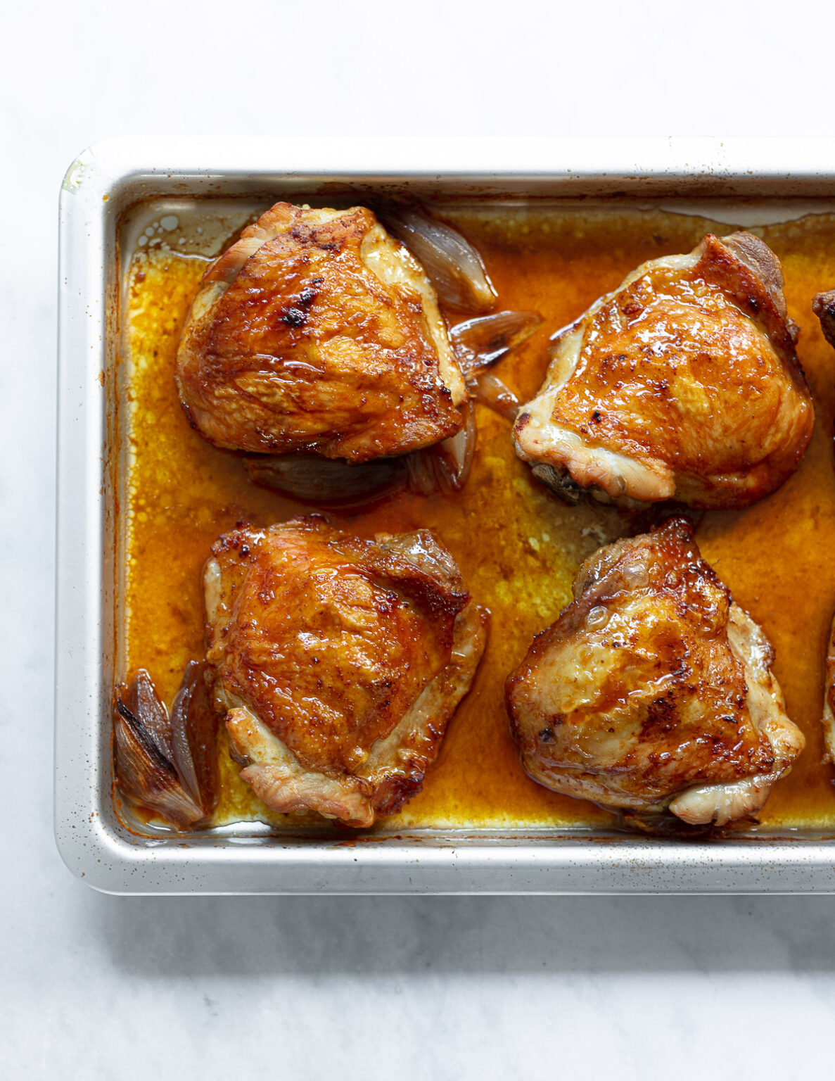 Soy-Ginger Glazed Chicken Thighs - Familystyle Food