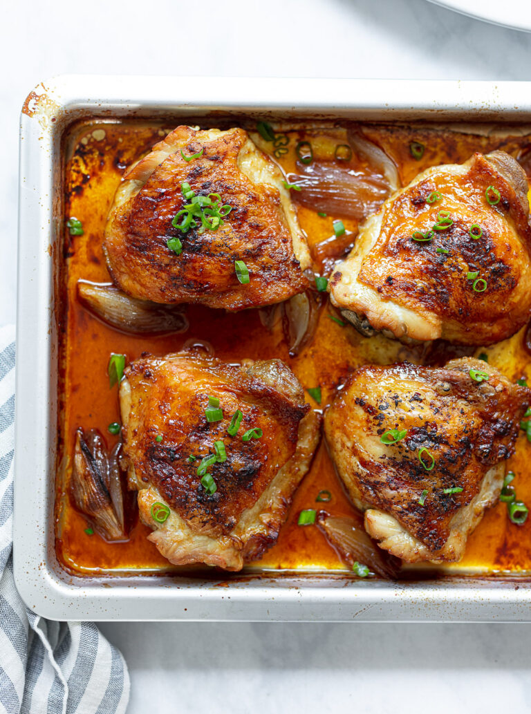 SoyGinger Glazed Chicken Thighs Familystyle Food