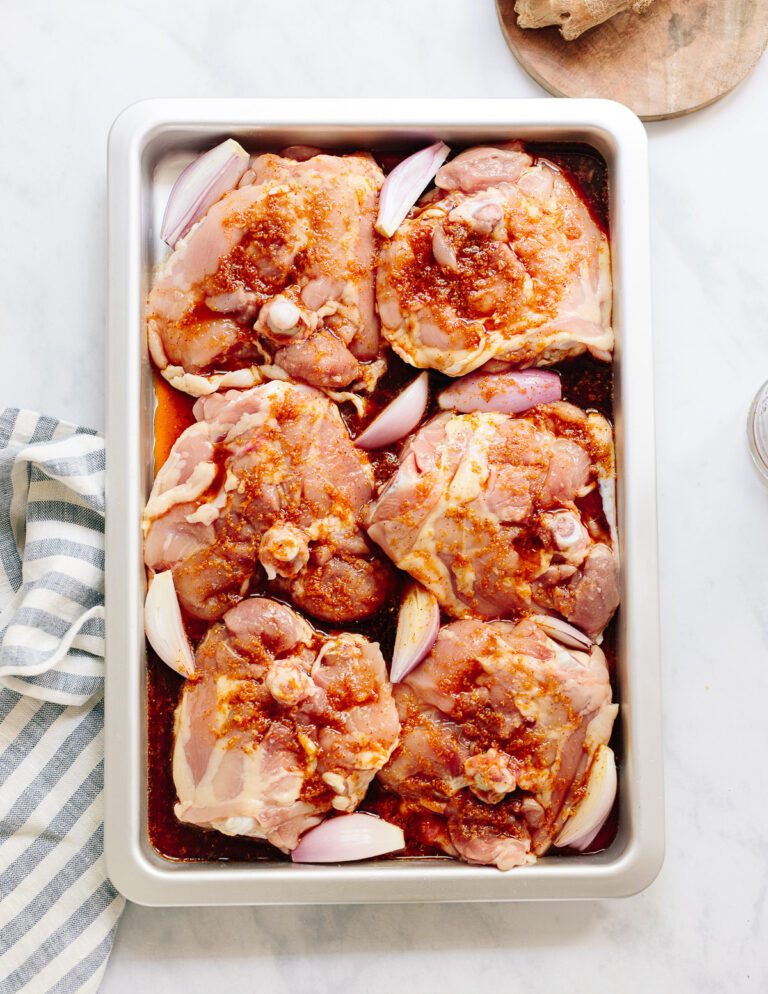 Soy-Ginger Glazed Chicken Thighs - Familystyle Food