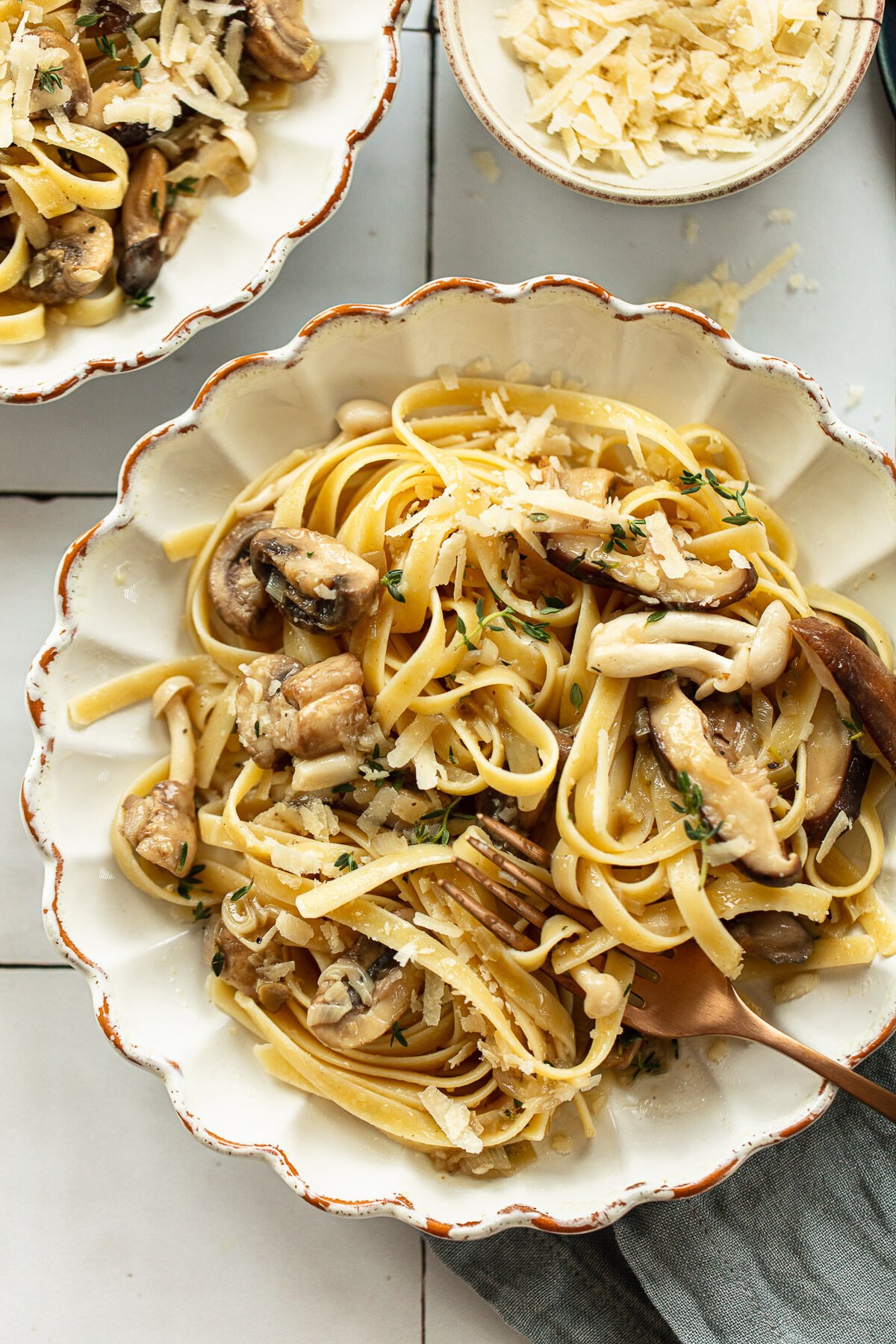 Buttery Wild Mushroom Pasta