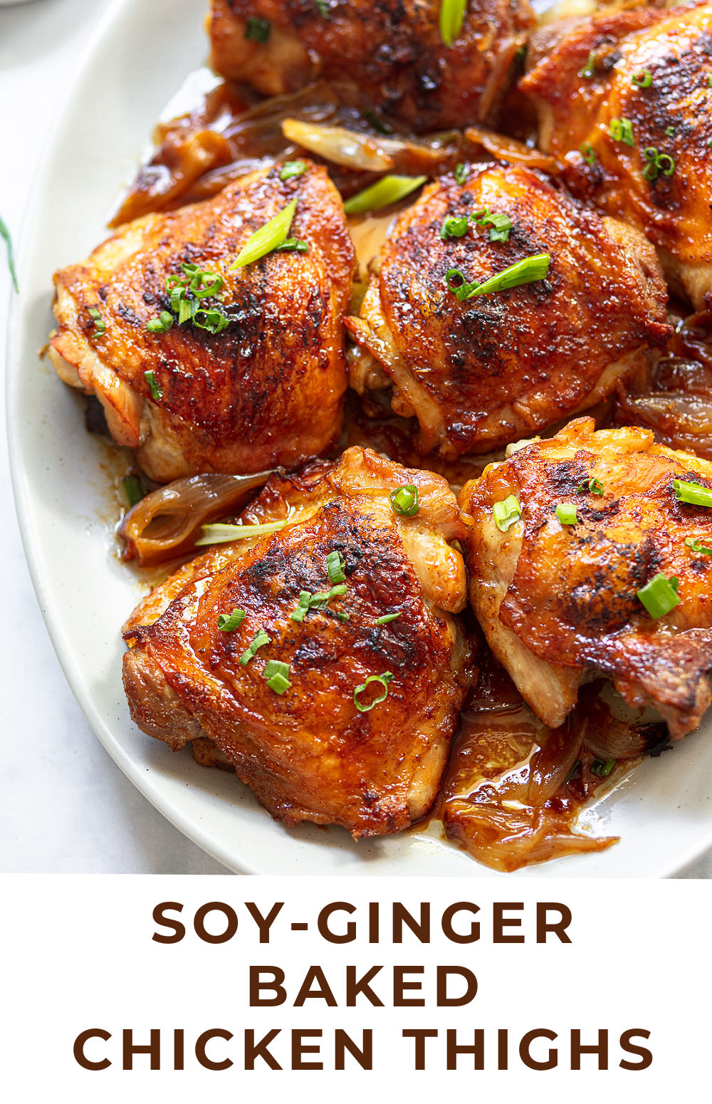 Soy-Ginger Glazed Chicken Thighs - Familystyle Food