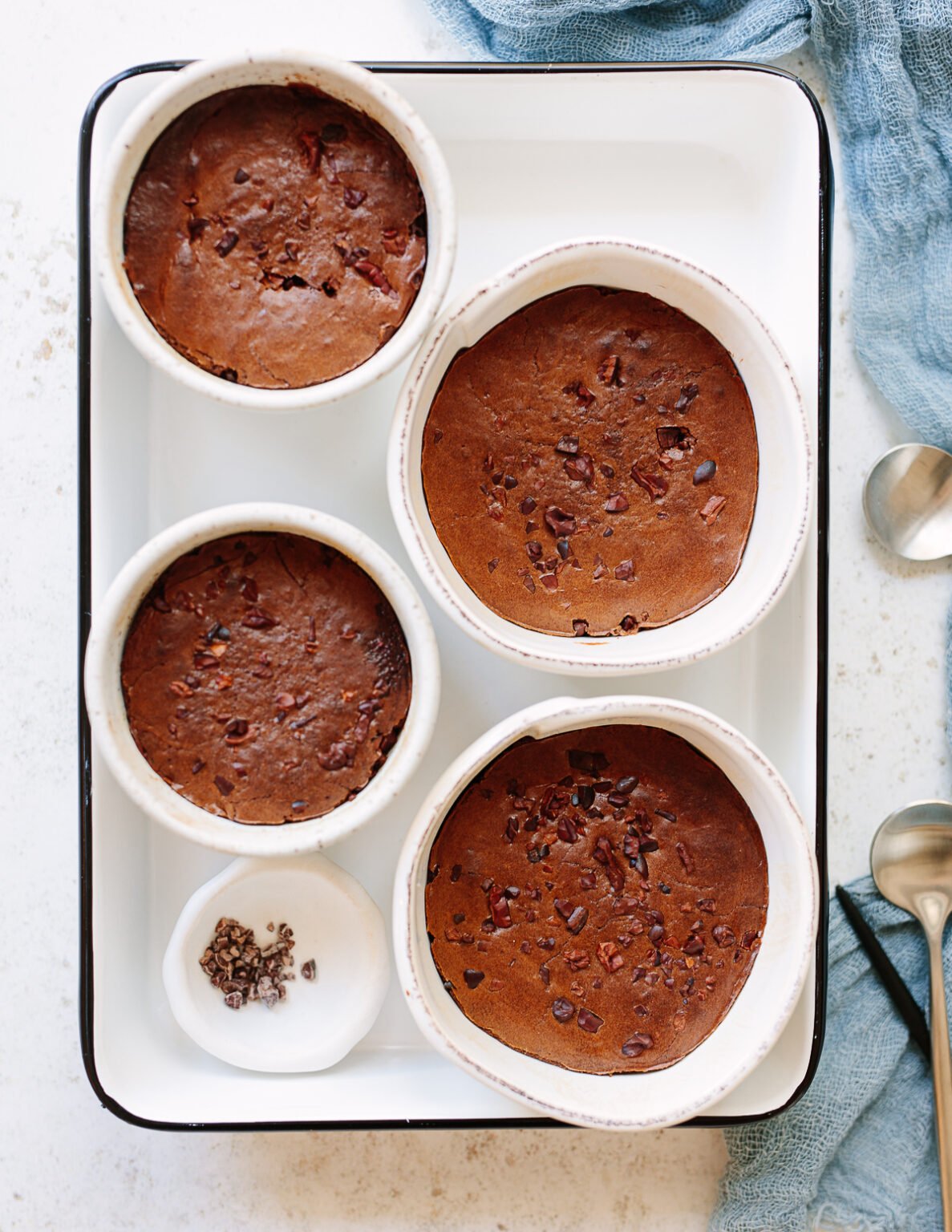 Chocolate Budino Cakes Familystyle Food