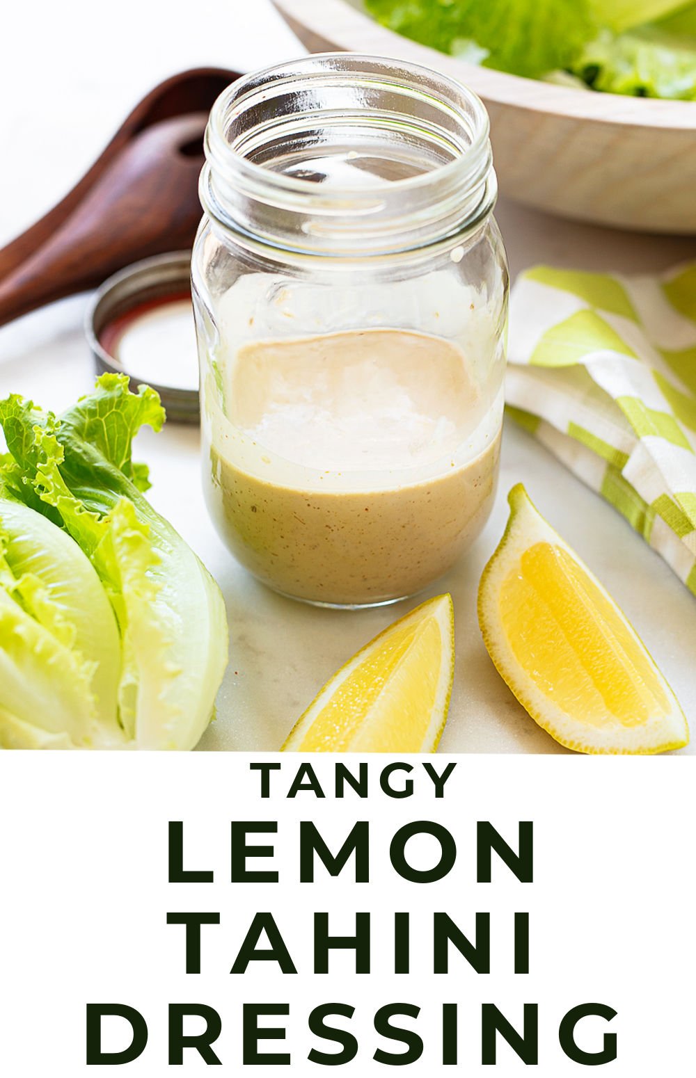 Tangy Fresh Lemon Tahini Dressing Familystyle Food