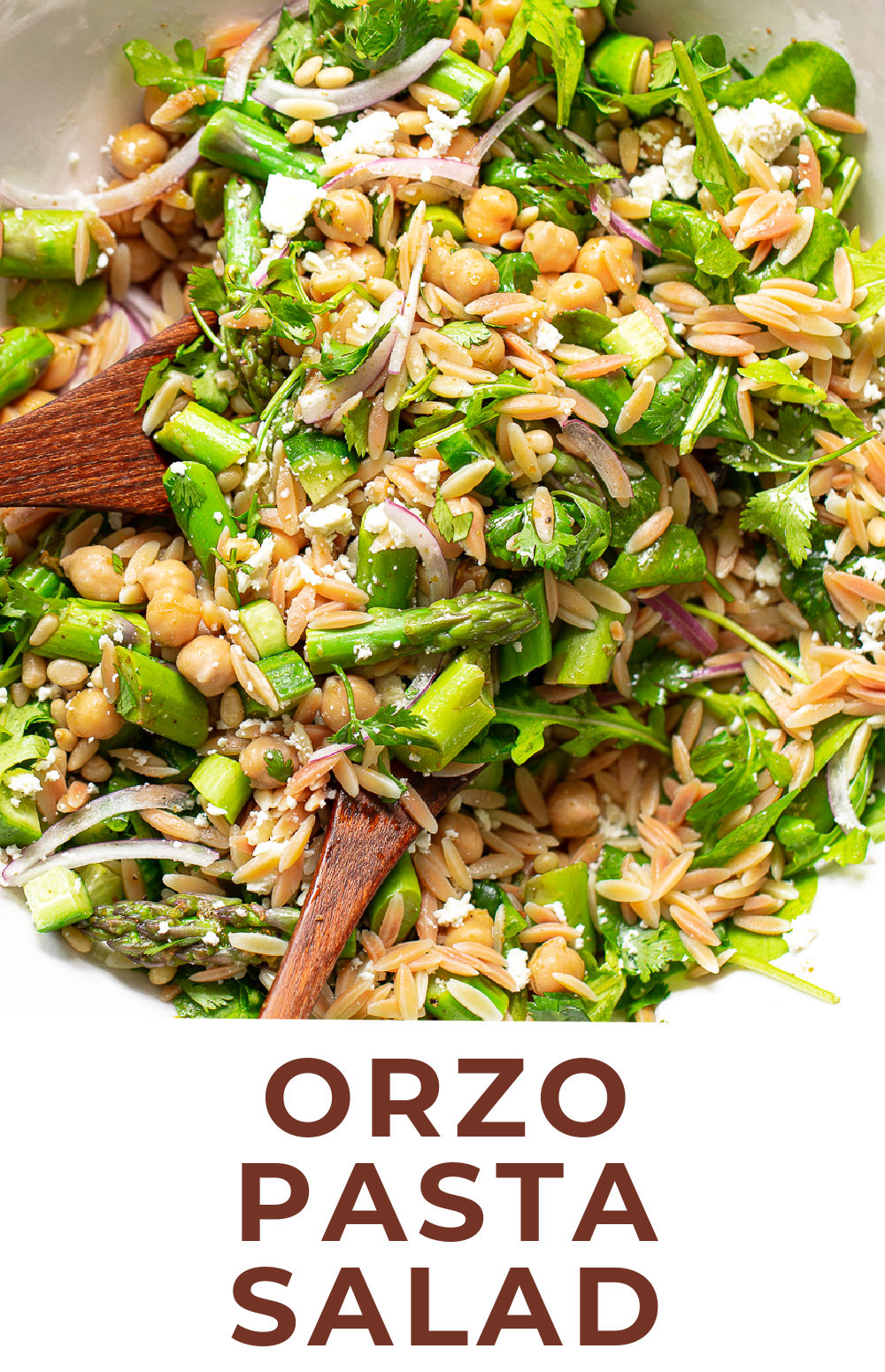 Orzo Pasta Salad with Chickpeas Familystyle Food