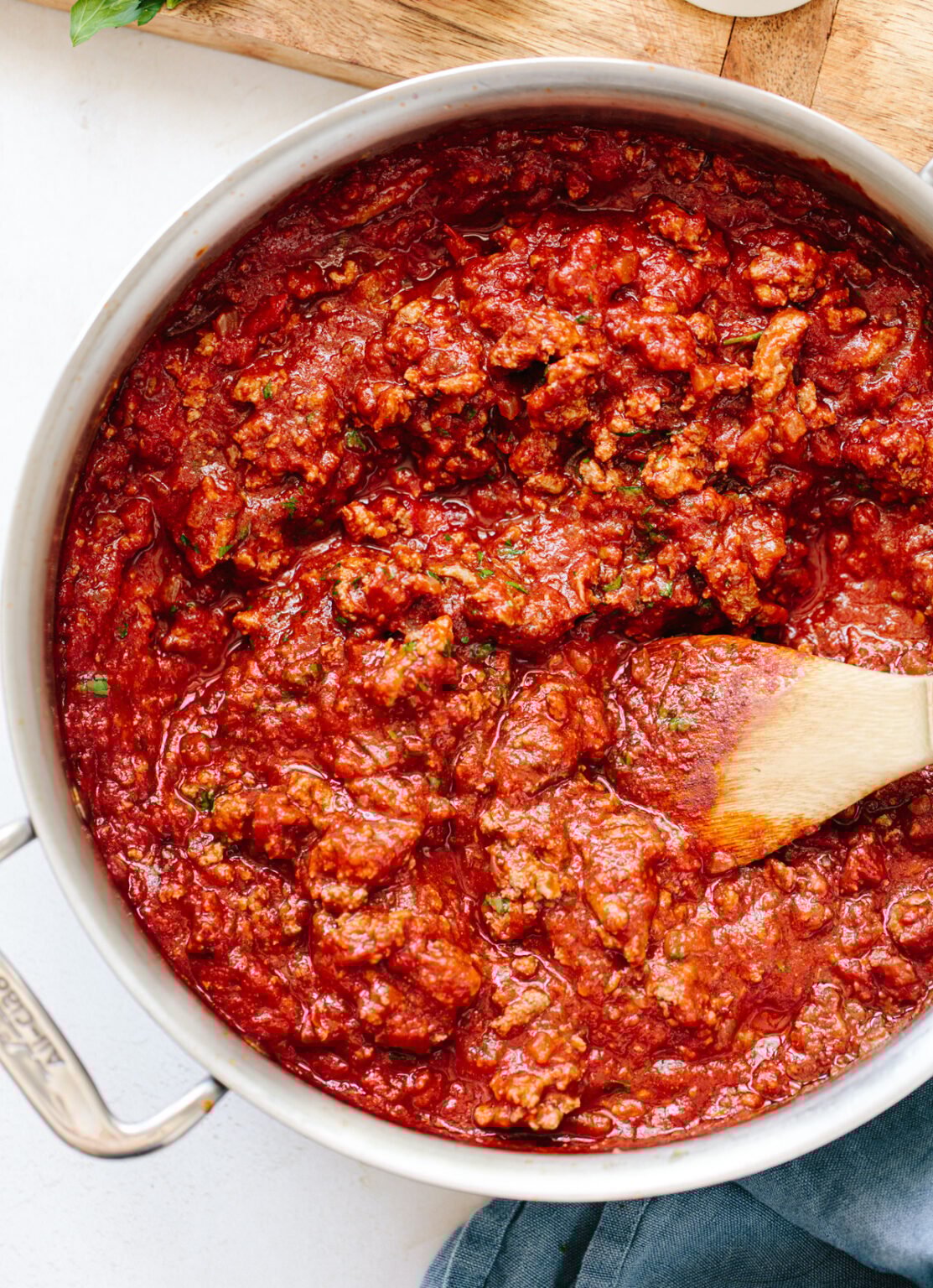 30Minute Hearty Italian Meat Sauce Familystyle Food