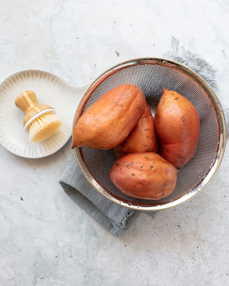 SpiceRoasted Sweet Potato Cubes Familystyle Food