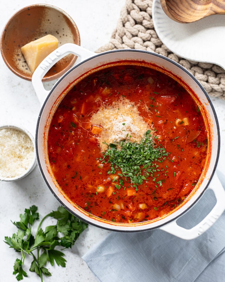 Classic Pasta e Ceci Soup (Ready in 15 Minutes!) Familystyle Food