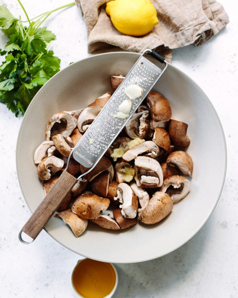 Roasted Mixed Mushrooms with Olive Oil and Garlic Familystyle Food