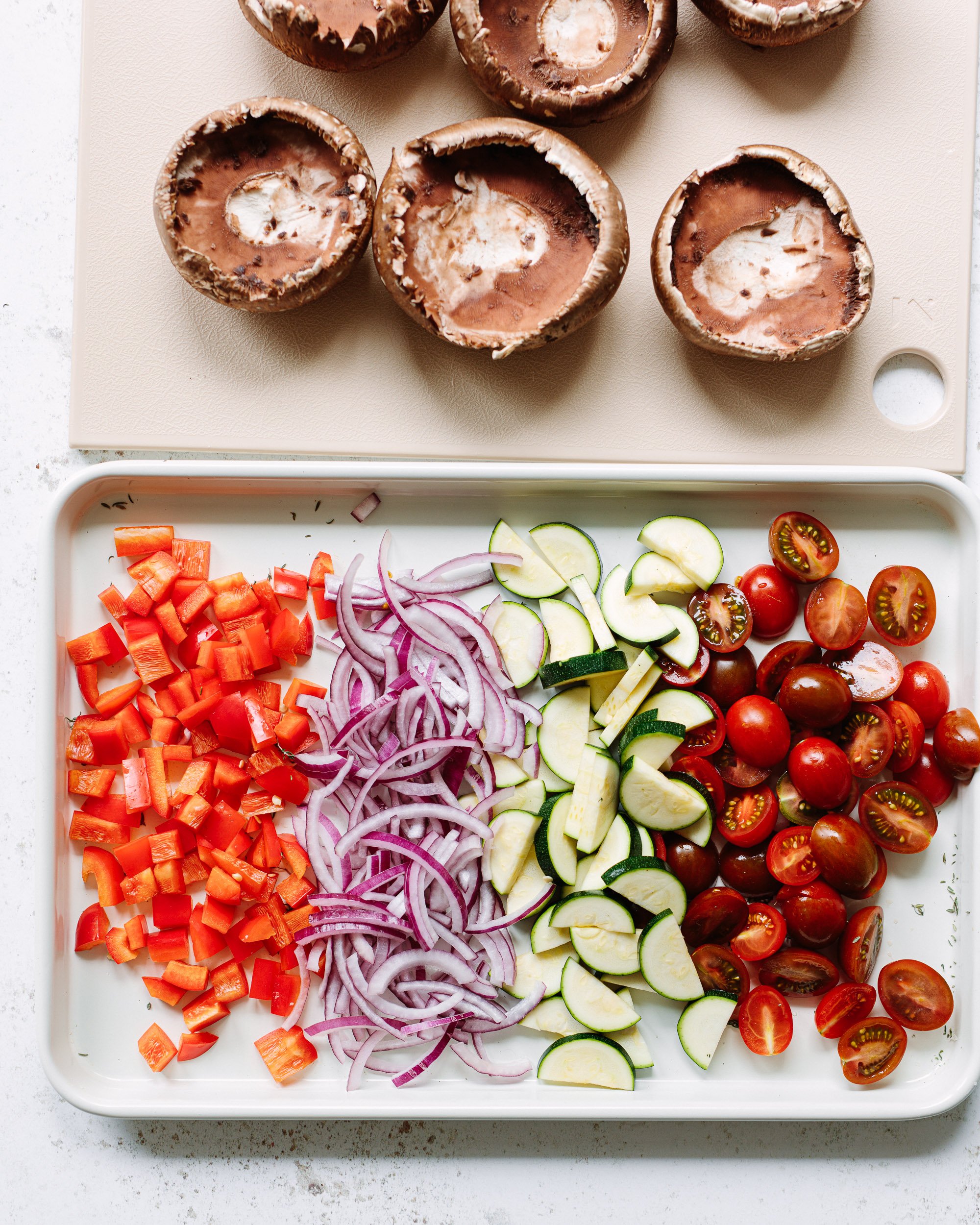 Cheesy Stuffed Portobello Mushrooms - Familystyle Food