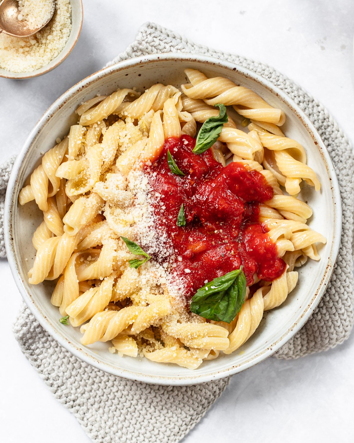 Spaghetti Pomodoro made with Peeled Tomatoes