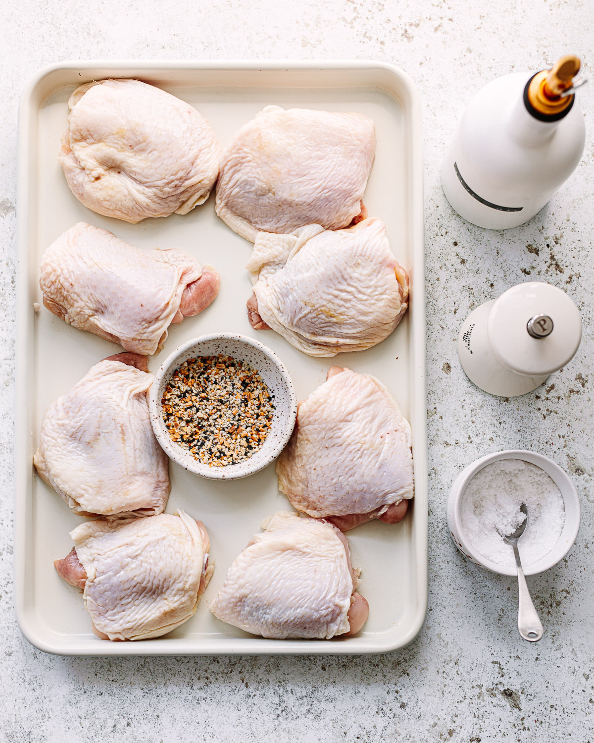 Crispy Bone In Chicken Thighs Familystyle Food