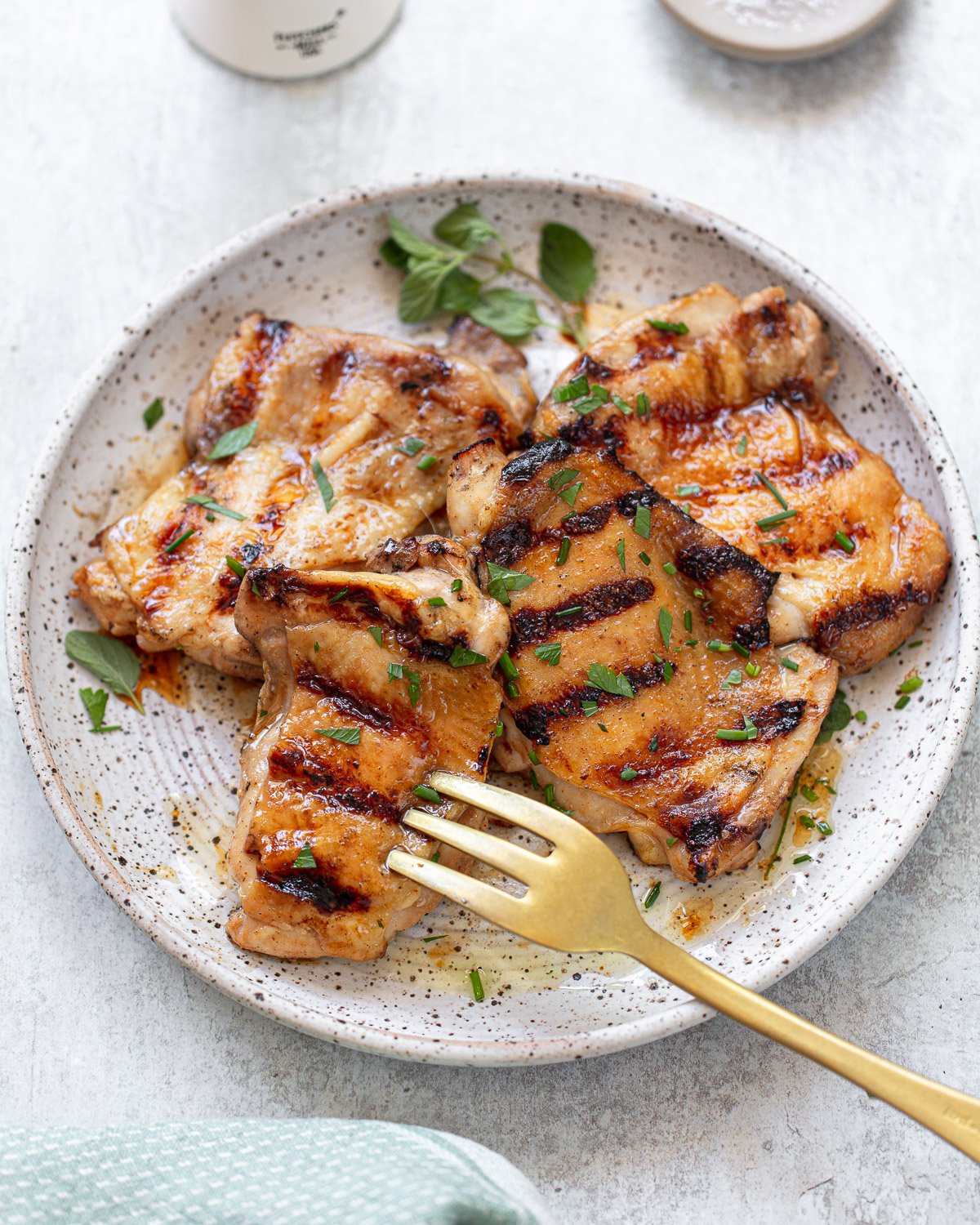 Grilled Turkey Cutlets, Mustard / Soy Marinade