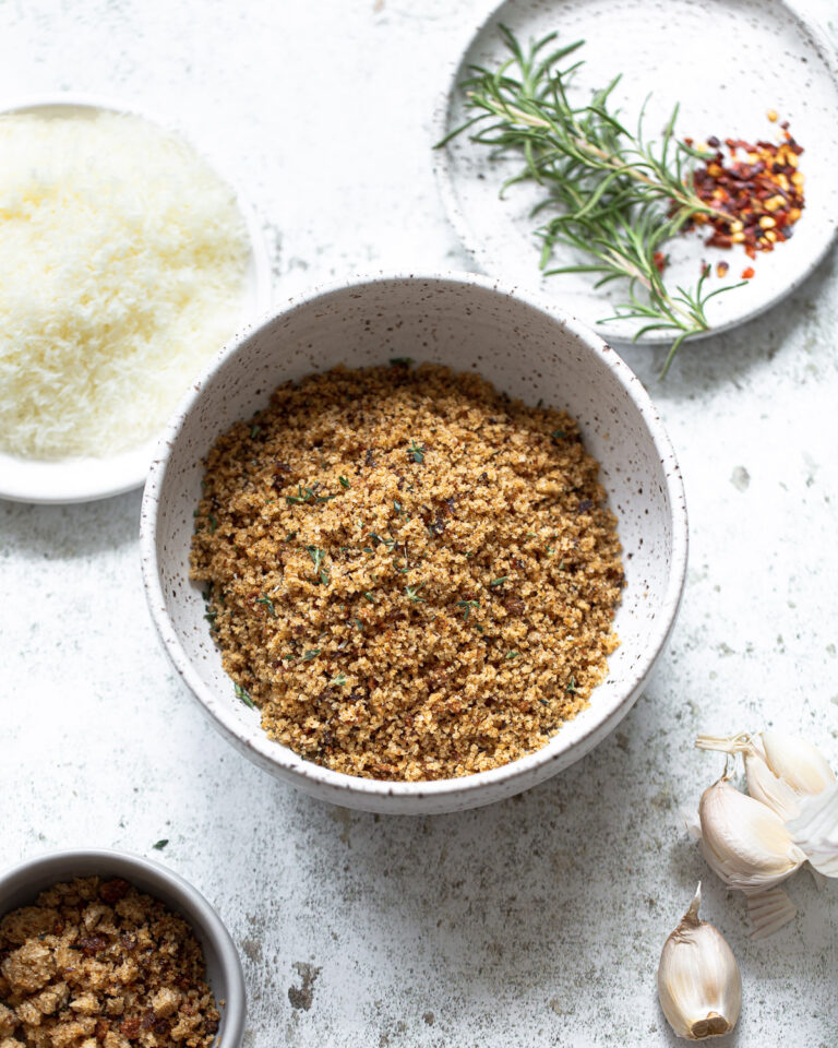 Toasted Homemade Breadcrumbs (From Fresh Bread) Familystyle Food