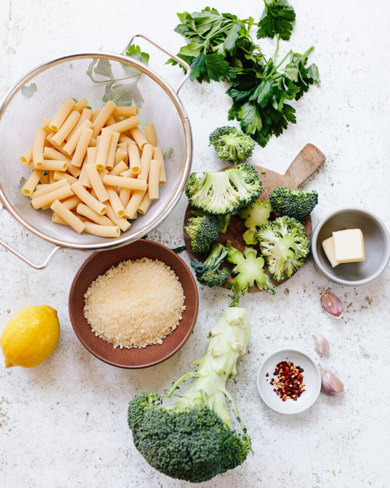 Broccoli Pasta with Parmesan Sauce (NonnaStyle) Familystyle Food